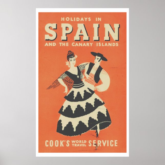 Vintage Spanish Travel Poster (Front)