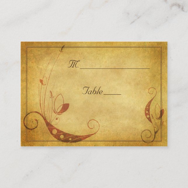 Vintage Special Occasion Placecards (Front)
