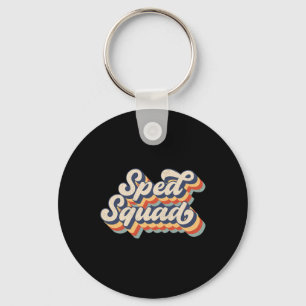 Vintage Sped Squad Special Ed Teacher Byck To Scho Key Ring