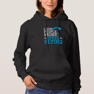 Vintage Speed Flying Pilot Paragliding Retro Speed Hoodie