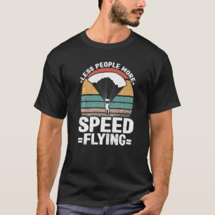 Vintage Speed Flying Pilot Paragliding Retro Speed T-Shirt