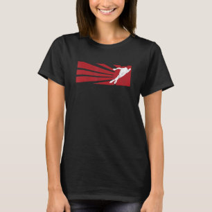vintage Speed Skating man Speed skater Speed Skat T-Shirt