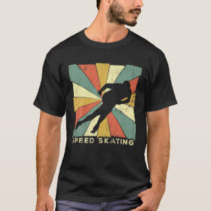 Vintage Speed Skating Sport Retro T-Shirt