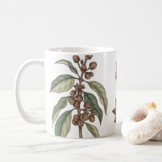 Vintage Spice Illustration Mug, Botanical Kitchen Coffee Mug