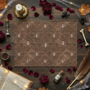 Vintage Spider Halloween  Decoupage  Ephemera  Tissue Paper