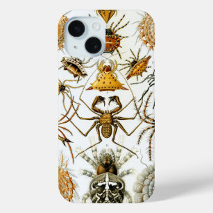 Vintage Spiders or Arachnids by Ernst Haeckel iPhone 15 Case