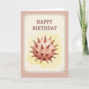 Vintage Spiked Birthday Card