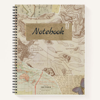 Vintage Spiral Notebook 8.5" x 11" 