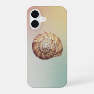Vintage Spiral Seashell iPhone 16 Case