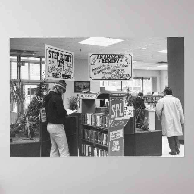 Vintage Spokane Public Library Poster (Front)