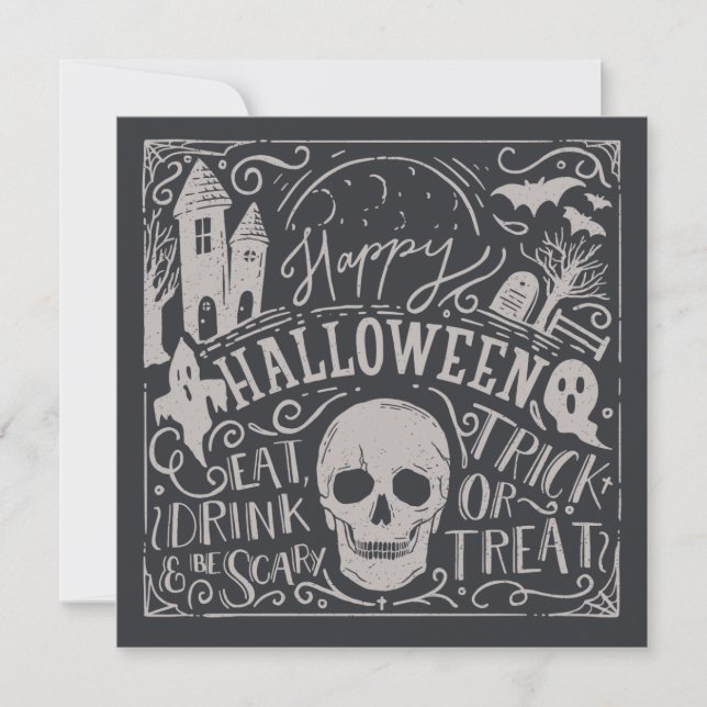 Vintage Spooktacular Halloween | Party Invitation (Front)