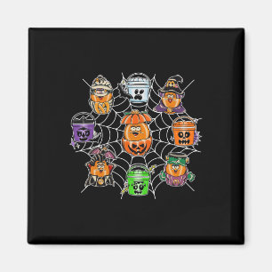 Vintage Spooky Nuggets Meal Bucket Happy Halloween Magnet