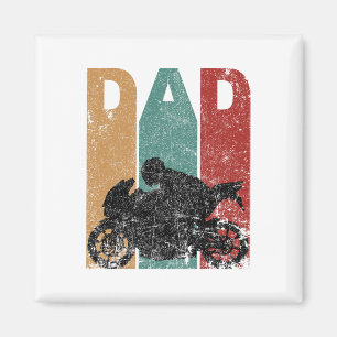 Vintage Sport Bike Dad Fathers Day Gift Biker Moto Magnet