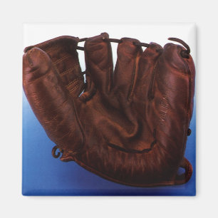 Vintage Sports, Antique Leather Baseball Glove Magnet
