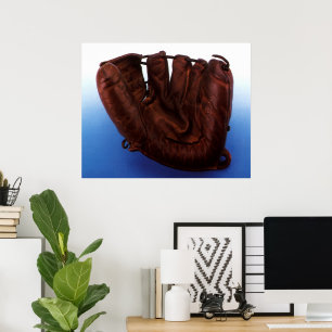 Vintage Sports, Antique Leather Baseball Glove Poster