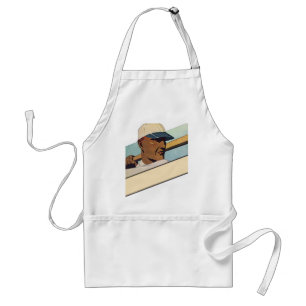 Vintage Sports Baseball Batter, Stylised Art Standard Apron