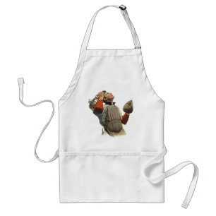 Vintage Sports Baseball Player, Catcher Look Up Standard Apron