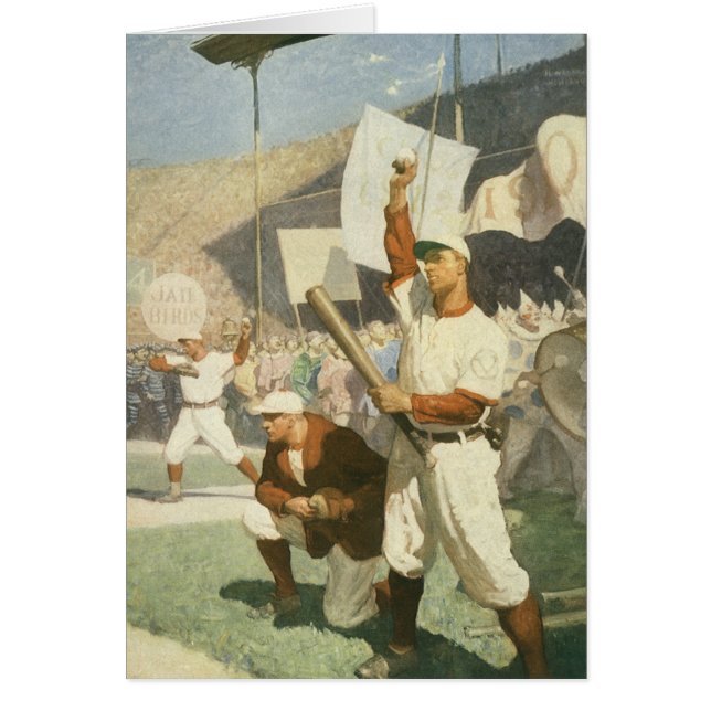 Vintage Sports, Baseball Players at a Game (Front)