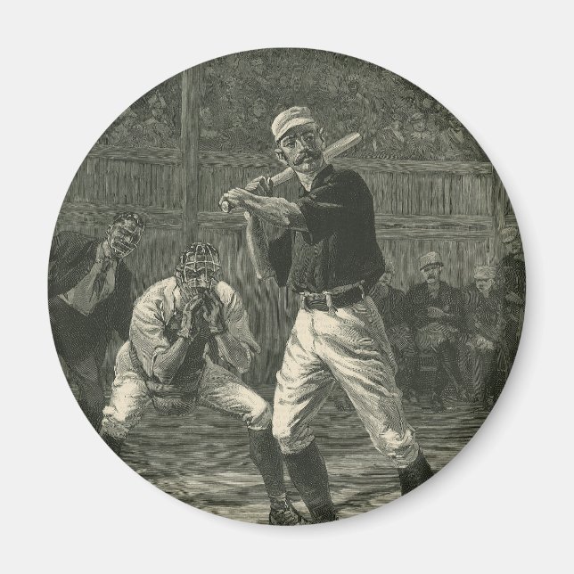 Vintage Sports, Baseball Players by Thulstrup Magnet (Front)