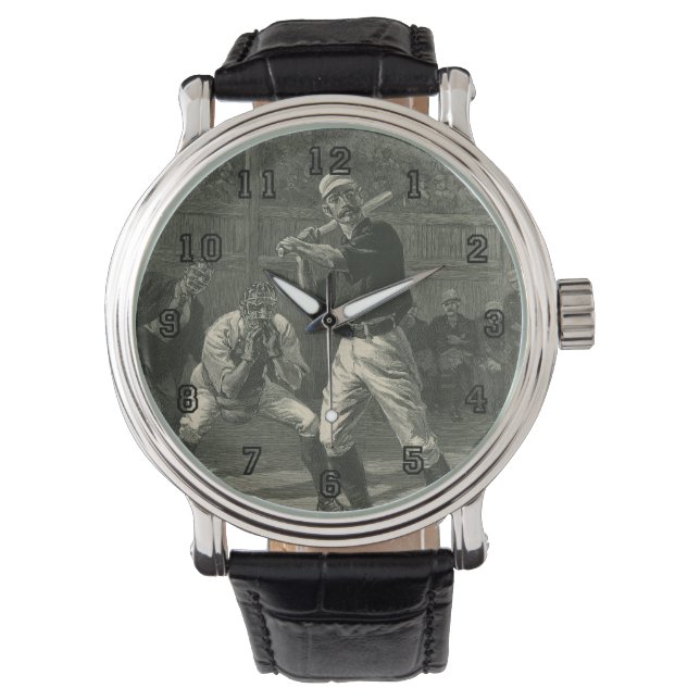 Vintage Sports, Baseball Players by Thulstrup Watch (Front)