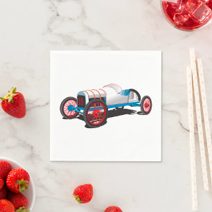 Vintage Sports Car Paper Napkins