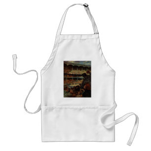 Vintage Sports Fans in a Baseball Stadium Standard Apron