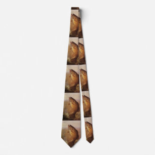Vintage Sports Fishing, Largemouth Brown Bass Fish Tie