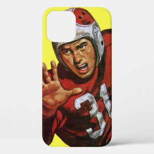 Vintage Sports Football Player Running Back No. 31 iPhone 12 Case