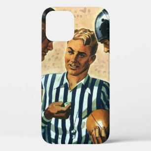 Vintage Sports, Football Referee Coin Toss iPhone 12 Case