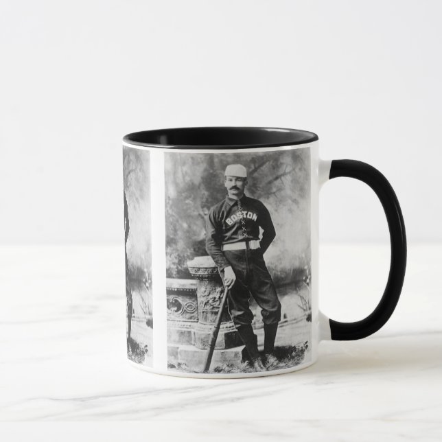 Vintage Sports Photo, Boston Baseball Player Mug (Right)