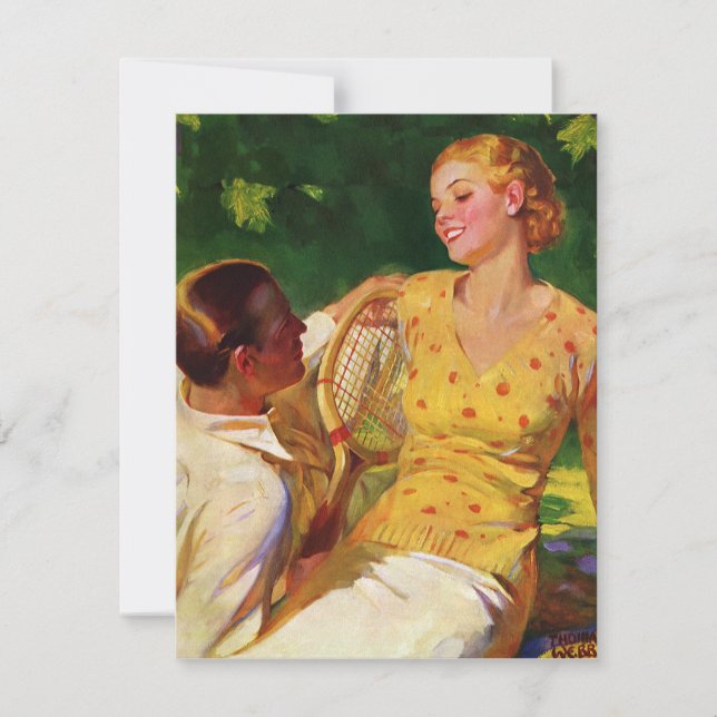 Vintage Sports Tennis, Love and Romance (Front)