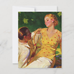 Vintage Sports Tennis, Love and Romance