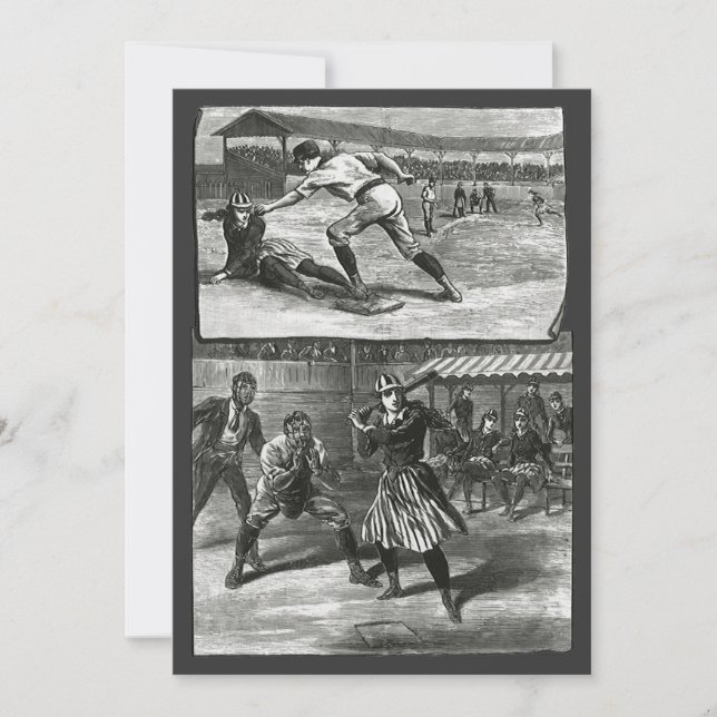 Vintage Sports, Victorian Women's Baseball Teams (Front)