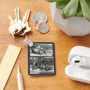 Vintage Sports, Victorian Women's Baseball Teams Key Ring