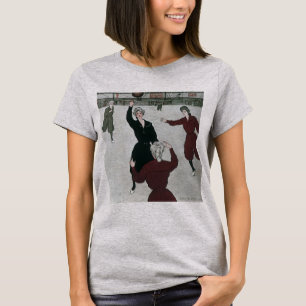 Vintage Sports, Women's Basketball Players in Game T-Shirt