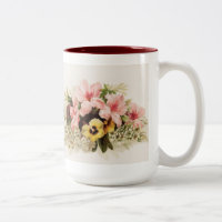 Vintage Spring Blossoms Mug