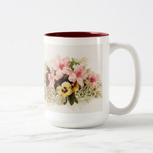 Vintage Spring Blossoms Mug