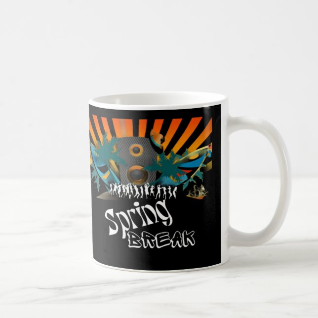 Vintage Spring Break Trip Coffee Mug (Right)