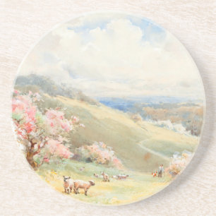 Vintage Spring by Joseph Rubens Powell Coaster