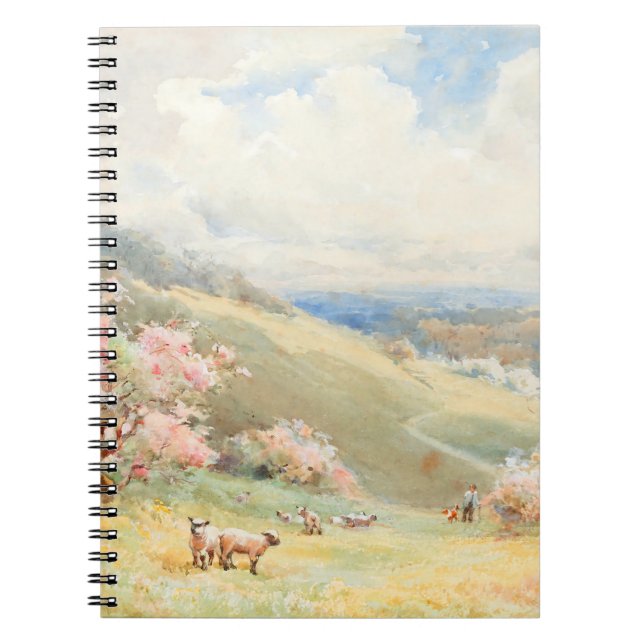 Vintage Spring by Joseph Rubens Powell Notebook (Front)