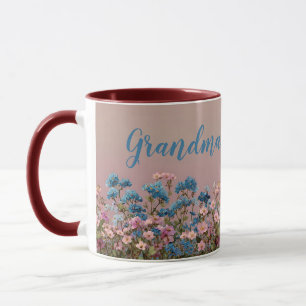 Vintage Spring Floral Garden for Grandma Mug