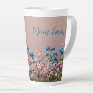 Vintage Spring Floral Garden for Mom Latte Mug