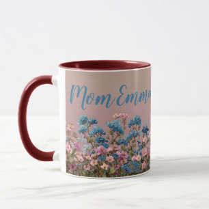 Vintage Spring Floral Garden for Mom Mug