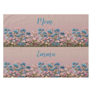 Vintage Spring Floral Garden for Mom Tablecloth