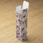 Vintage Spring Floral Wine Box<br><div class="desc">Add a sophisticated touch to your gifts with our vintage floral wine box. Perfect for weddings,  birthdays,  baby showers,  and spring-themed events. Personalise it for a unique and elegant presentation!</div>