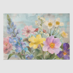 Vintage Spring Florals Tissue Paper