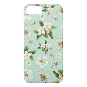 Vintage Spring Flower Blossoms Pattern iPhone 8/7 Case