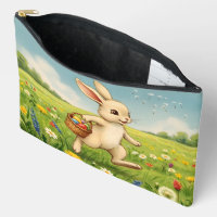 Vintage Spring Meadow Easter Bunny