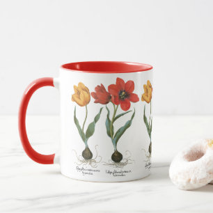 Vintage Spring Tulip Flowers by Basilius Besler Mug