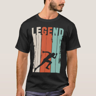 Vintage Sprinting Running Shirt For Track Athlete